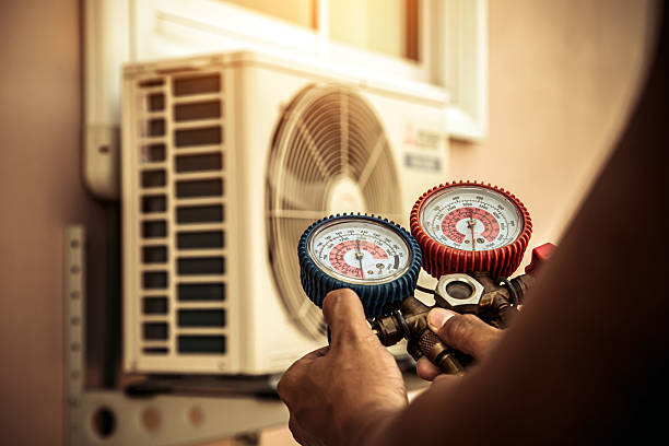 Professional Air Conditioning Service technician working in Dayton, WA
